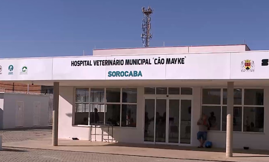 Fachada do Hospital.