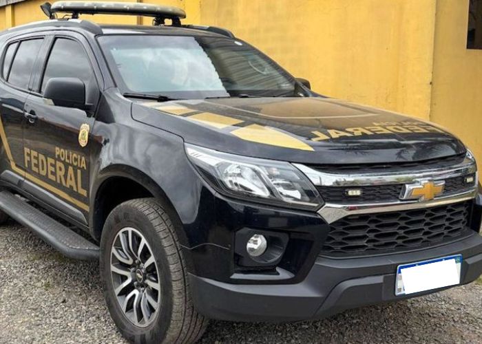 Viatura da Pol&iacute;cia Federal