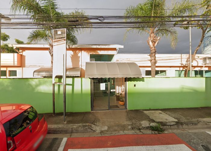 Fachada da creche CEI-86 &ldquo;Jorge Lu&iacute;s Prestes Del C&iacute;stia&rdquo; (Vila Santa Rita)