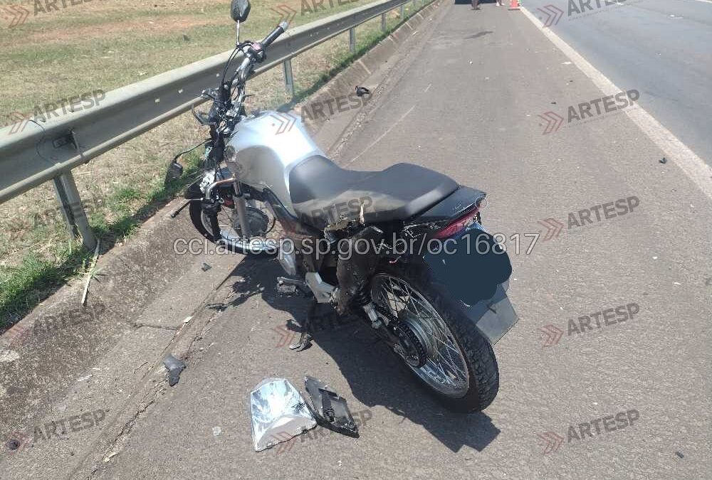 Motociclista morre após ser atingido por veículo em Tietê