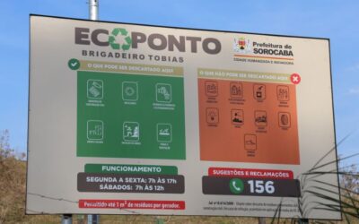 Ecoponto Brigadeiro Tobias é inaugurado em Sorocaba