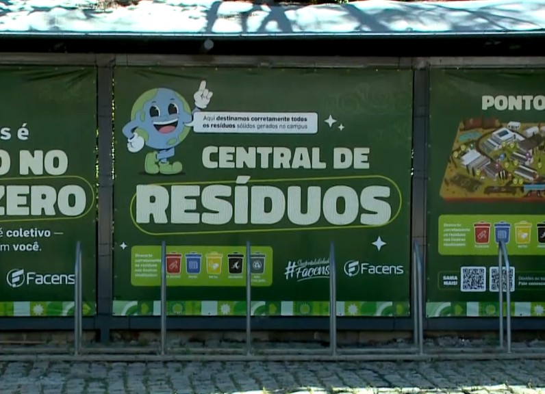 Centro Universitário Facens recicla 80% do lixo e quer chegar ao índice “lixo zero” até 2026