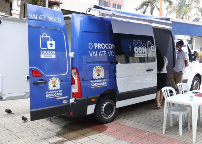 Procon Móvel de Sorocaba atenderá no centro esta semana
