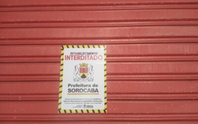 Dois estabelecimentos irregulares são interditados em Sorocaba