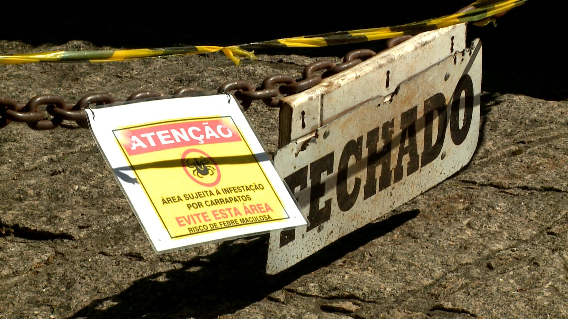 Interdi&ccedil;&atilde;o do Parque de Lavras foi uma das medidas adotadas pela Prefeitura para prevenir novos casos de febre maculosa na cidade. Tr&ecirc;s mortes j&aacute; foram registradas neste ano em decorr&ecirc;ncia da doen&ccedil;a no munic&iacute;pio.