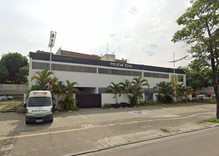 Fachada da Delegacia de Jundiaí