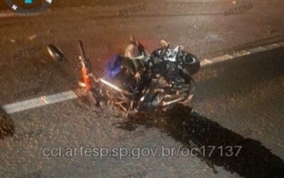 Motociclista morre em acidente na Rodovia João Leme dos Santos, em Salto de Pirapora