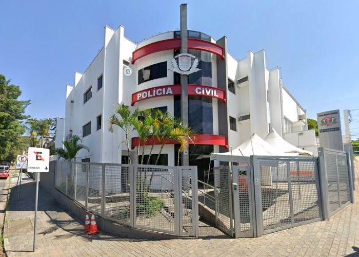 Fachada da Delegacia de Defesa da Mulher