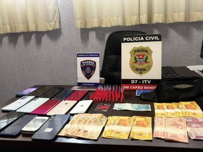Guarda Civil Municipal e Polícia Civil fazem operação contra o tráfico de drogas em Capão Bonito