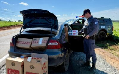 Polícia Rodoviária prende homem com mais de 18 mil cigarros contrabandeados em rodovia de Pilar do Sul