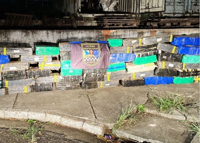 Tonelada de maconha apreendida