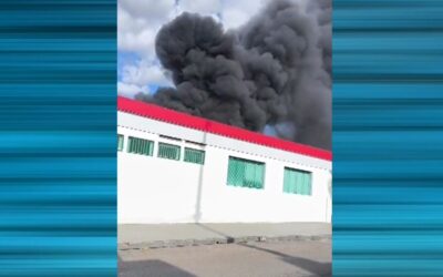 Incêndio atinge loja de motos em Cerquilho e deixa uma mulher ferida