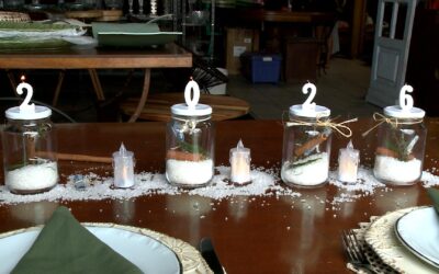 Ideias simples ajudam a decorar a mesa de Natal e Ano Novo