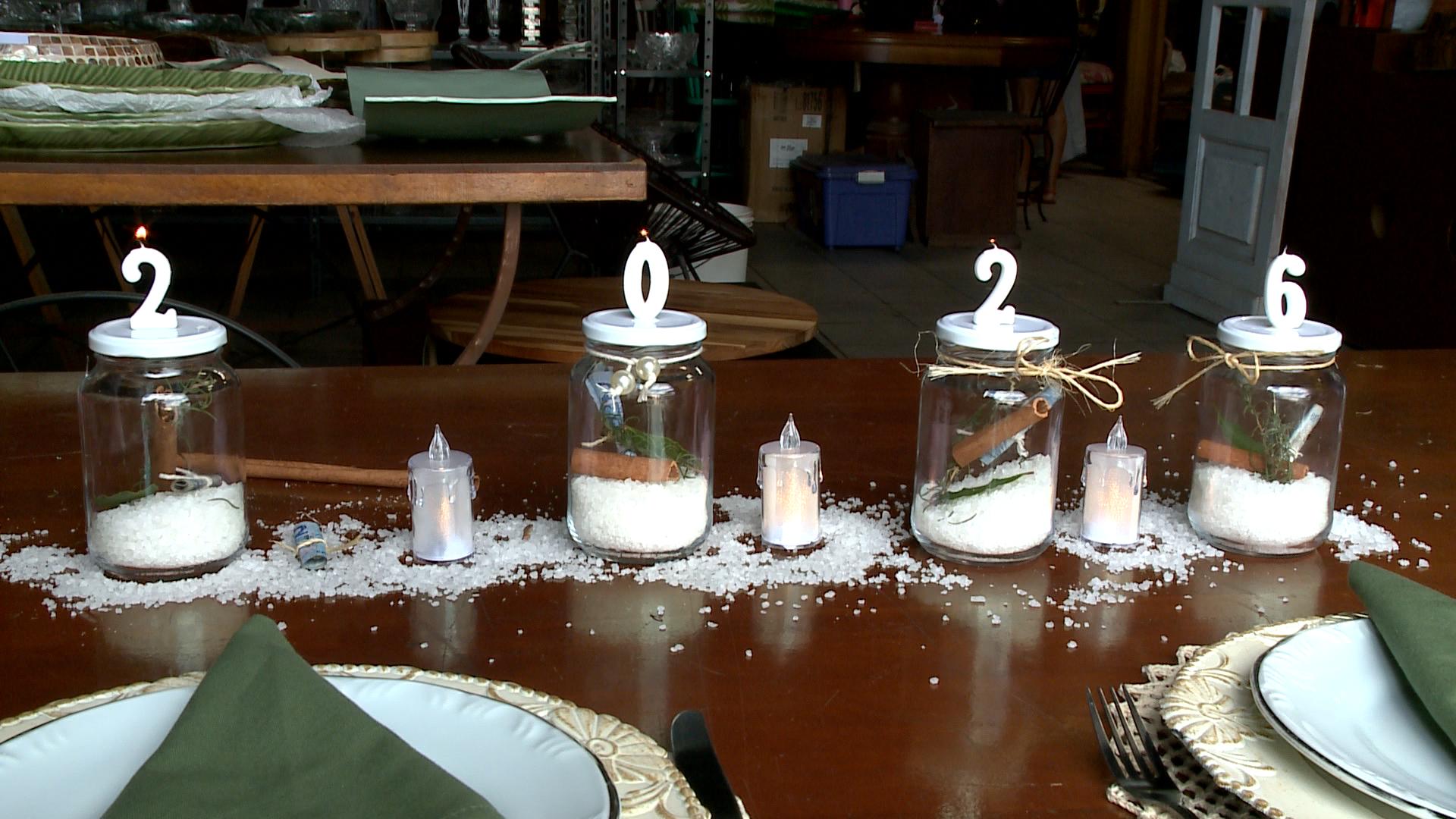 decora&ccedil;&atilde;o de mesa para as festas