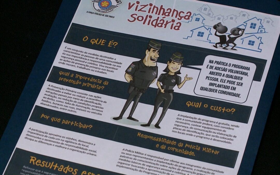 Programa Vizinhança Solidária em Sorocaba reforça segurança no período de festas e férias