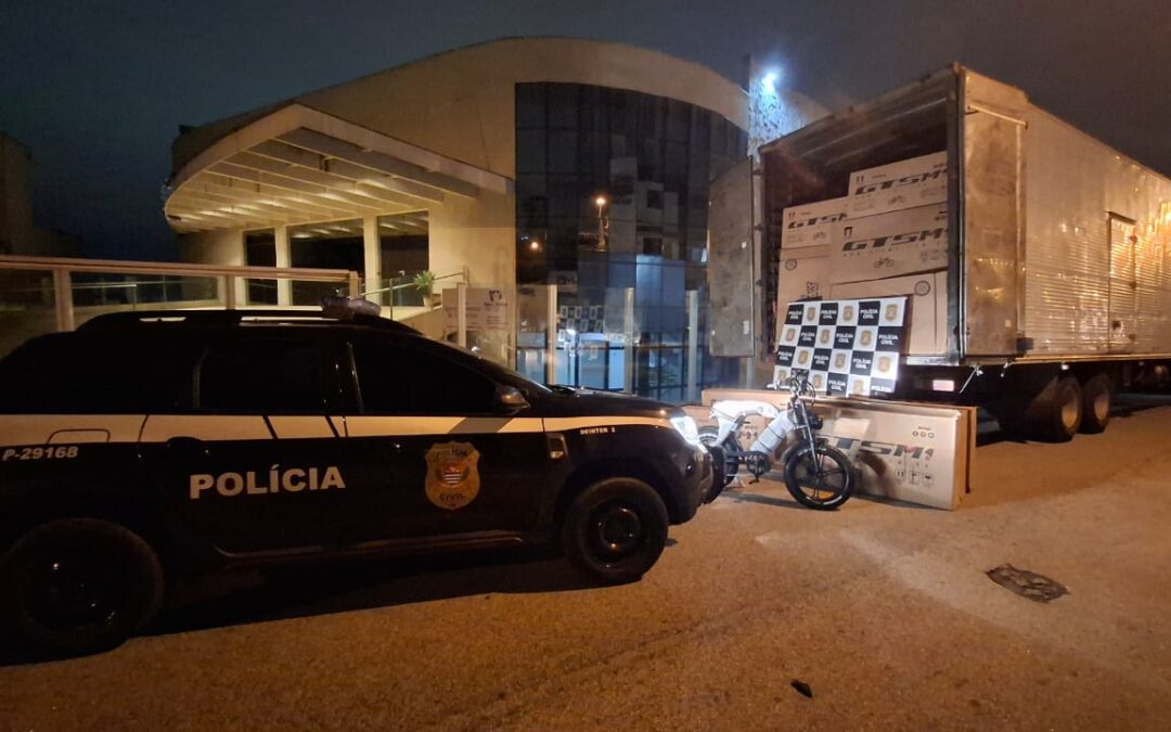 Três homens são presos em flagrante por roubo de bicicletas em Itupeva