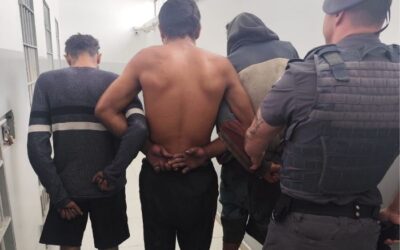 Trio foi preso furtando fiação elétrica em Sorocaba