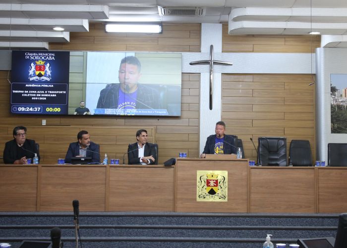 Audiência pública debate reajuste das tarifas de ônibus e da Zona Azul em Sorocaba