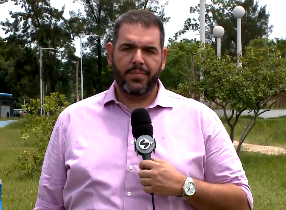 Rep&oacute;rter Rodolfo Quaranta falando sobre o caso.