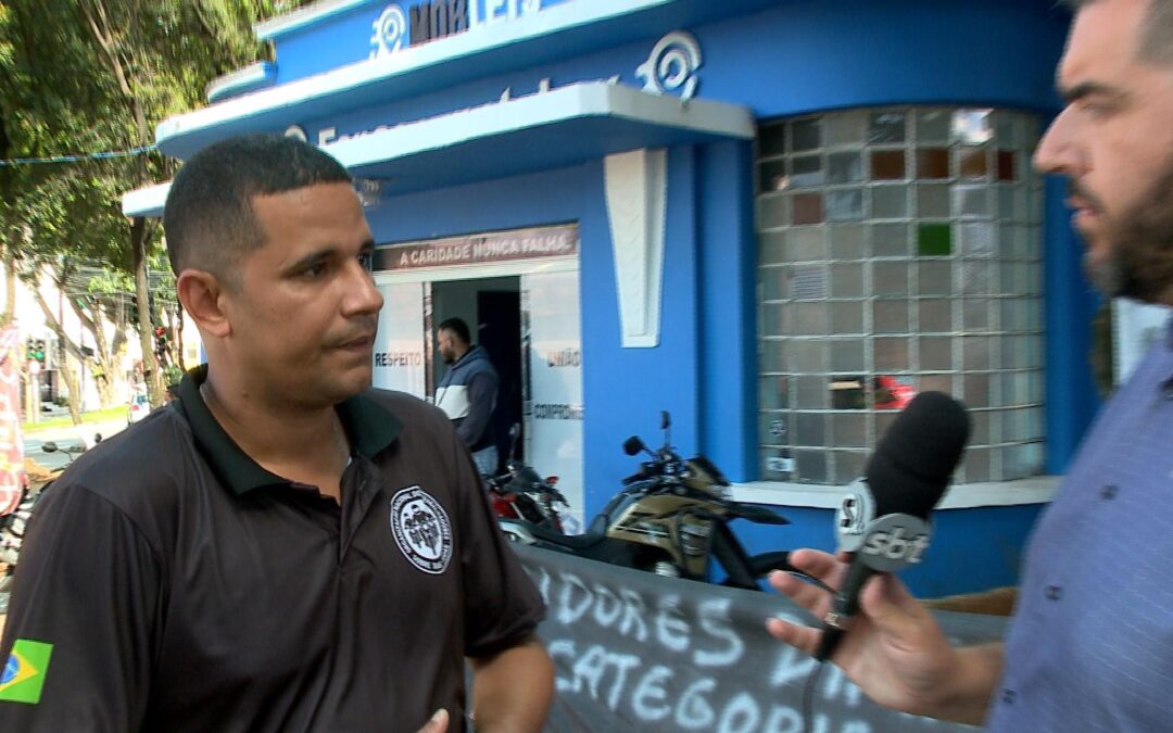 Motoboys de Sorocaba fazem manifestação por regulamentação de trabalho de entregadores