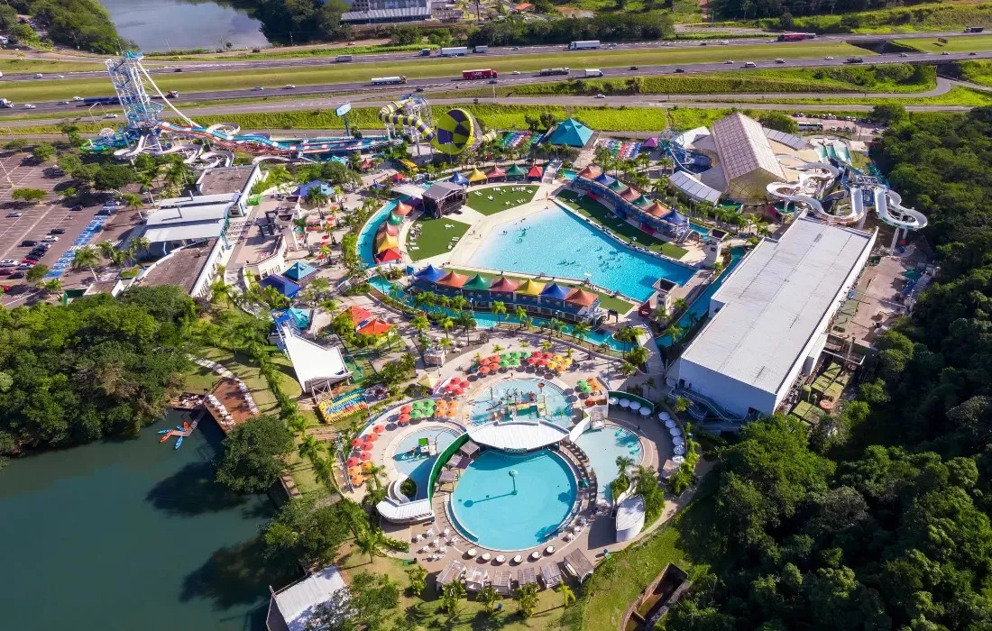Foto a&eacute;rea do Wet'n Wild