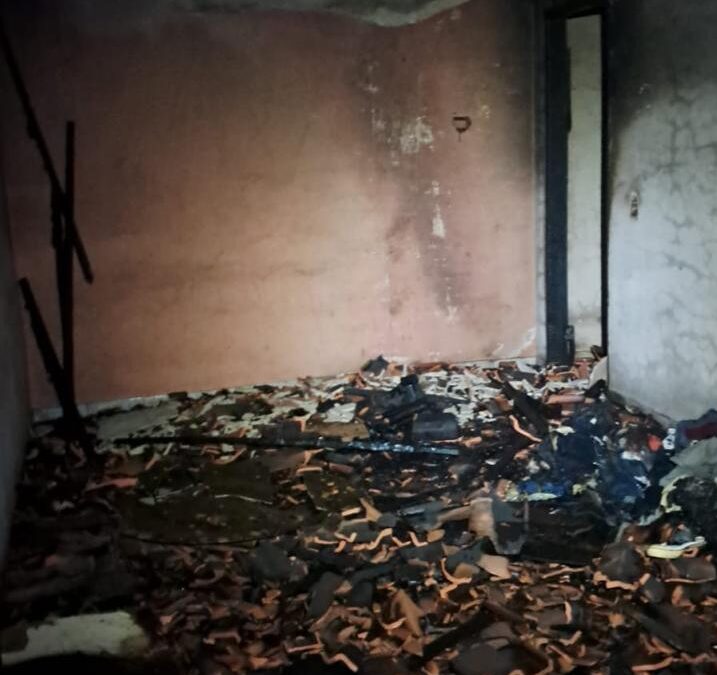 Incêndio atinge residência no Jardim Alvorada, em Cesário Lange