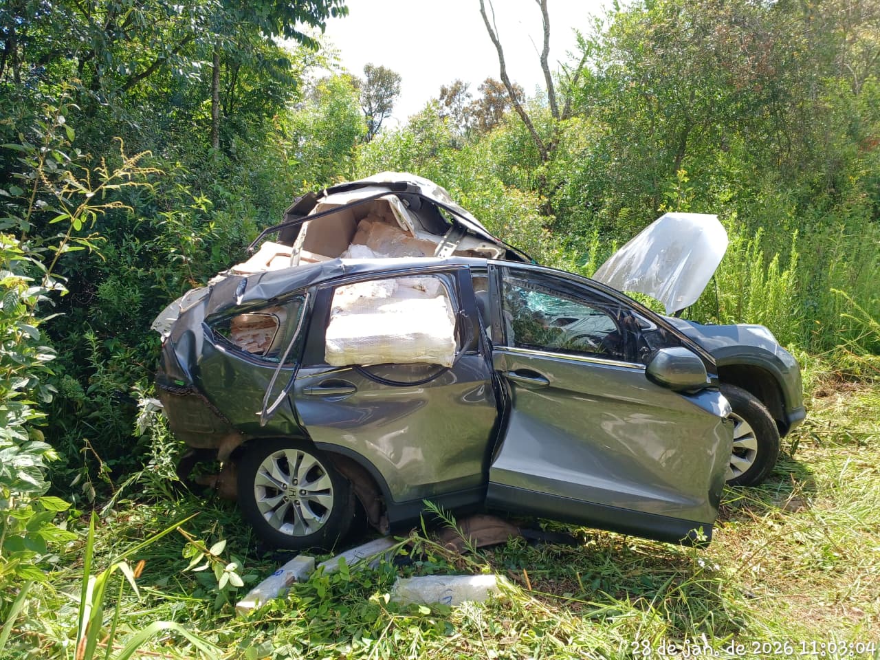 acidente Cap&atilde;o Bonito