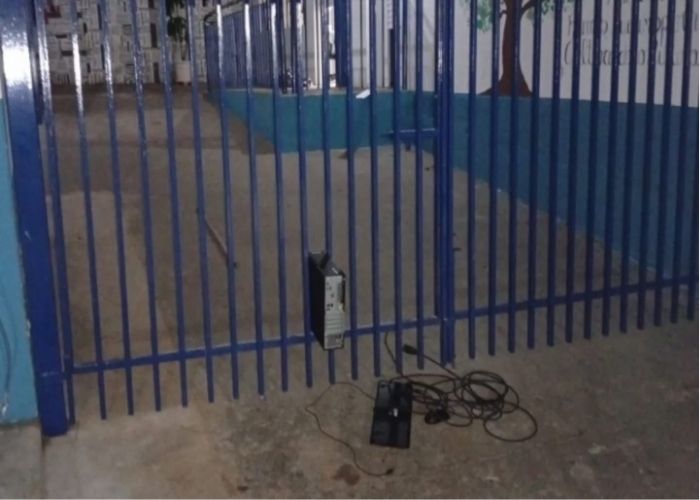 Homem é preso furtando escola em Itapeva