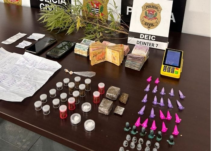 Imagem da apreens&atilde;o de drogas