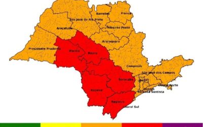 Alerta para chuvas fortes e tempestades indica acumulado muito alto na região de Itapeva
