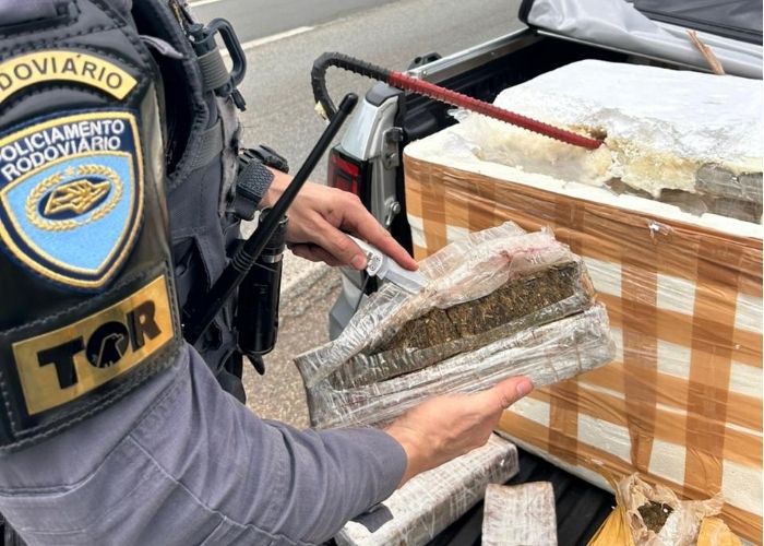Casal é preso com mais de 200 quilos de drogas, em Itu