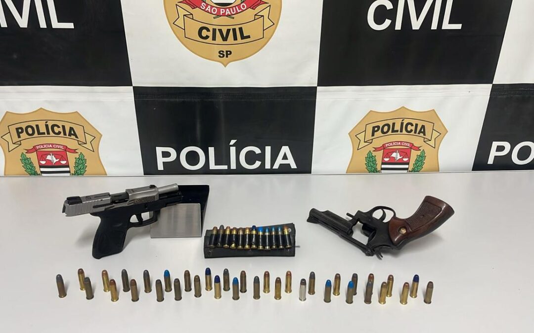 Polícia Civil prende homem por posse ilegal de arma de fogo em São Roque