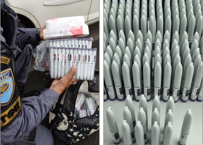 Casal é preso com 239 canetas emagrecedoras avaliadas em R$ 650 mil na Rodovia Castello Branco