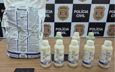 Dois homens são presos por roubo de defensivos agrícolas