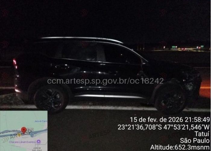 Pedestre morre após atropelamento em rodovia de Tatuí