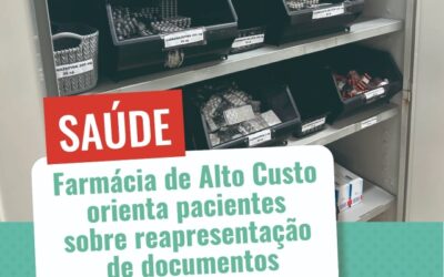 Após chuvas, Farmácia de Alto Custo de Votorantim refaz cadastro de usuários