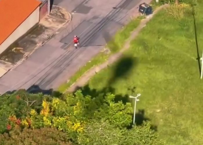 Homem &eacute; preso ap&oacute;s persegui&ccedil;&atilde;o com apoio do helic&oacute;ptero &Aacute;guia em Sorocaba