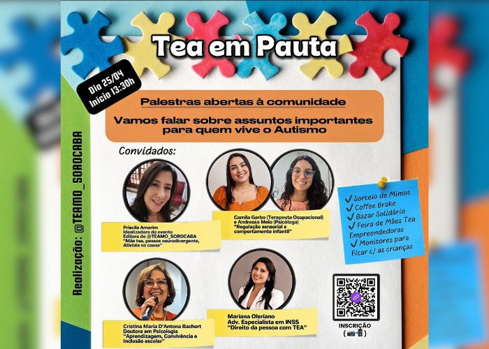&ldquo;TEA em Pauta&rdquo; acontece em Sorocaba no m&ecirc;s de abril