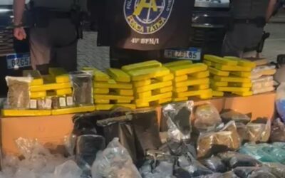 Polícia Militar apreende mais de 150 kg de drogas e prende dois em Jundiaí