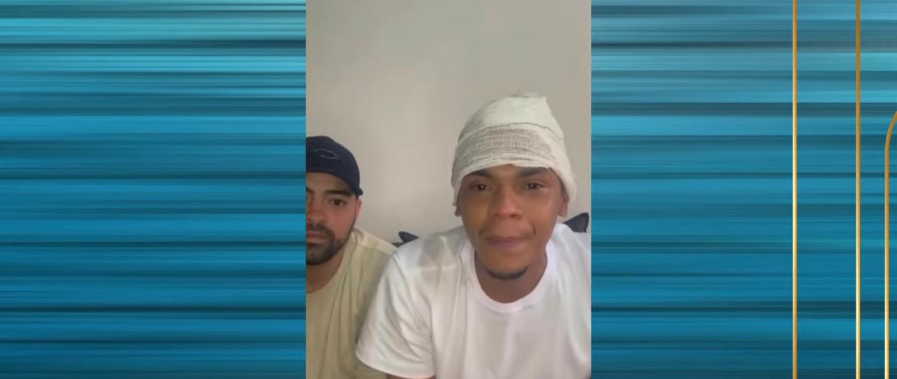 agress&atilde;o casal gay