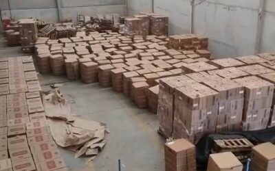 Polícia encontra galpão em Sorocaba com grande quantidade de cigarros contrabandeados