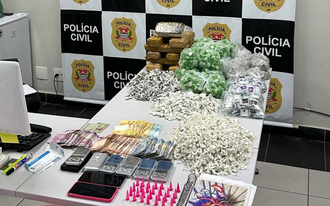 Polícia Civil apreende mais de 8 mil porções de drogas em em Sorocaba