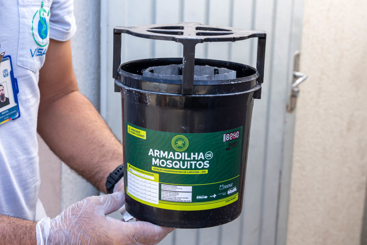 armadilha contra a dengue em Jundia&iacute;