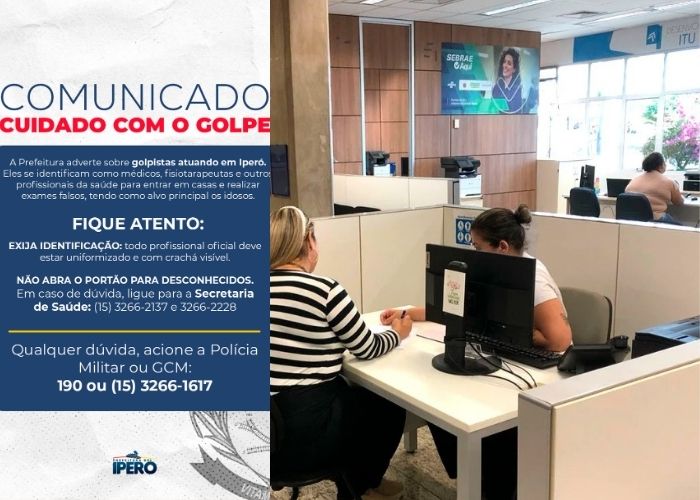 Prefeituras de Itu e Iperó alertam população sobre golpes