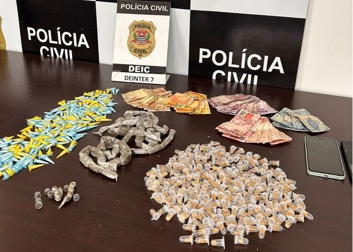 Homens são presos por tráfico de drogas em adega de Sorocaba