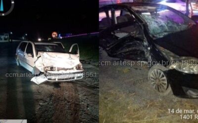 Acidente causa uma morte e deixa quatro pessoas feridas em Votorantim
