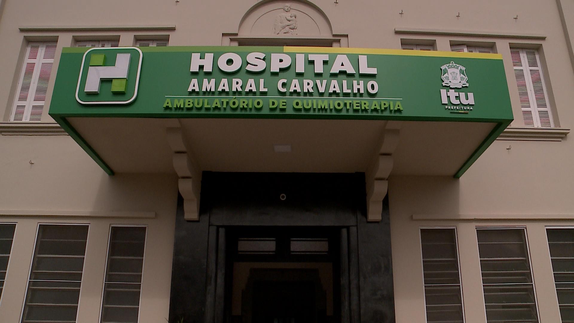 Imagem de fachada do hospital.