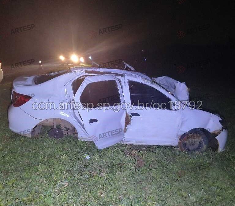 Motorista morre após capotamento na Rodovia Castello Branco em Boituva