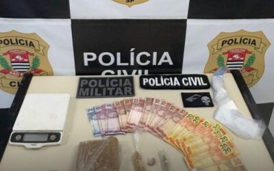 Homem é preso por tráfico de drogas em Araçoiaba da Serra