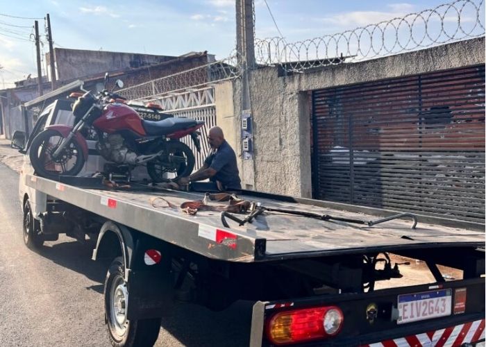 Motocicleta com débito de R$ 80 mil é apreendida pela GCM